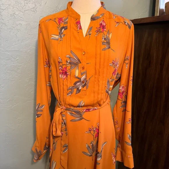 Nanette Lepore Floral Midi Dress - Picture 7 of 8